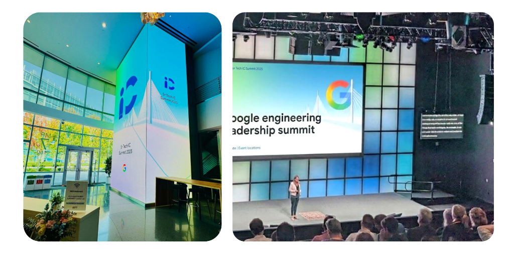Senior engineering forum stage design and keynote presentation